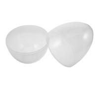 HEMOTON Giant Easter Egg 30x20cm Jumbo Plastic Treat Box with Easy Fill Design for Celebrations and Festivity Party Favour Decoration