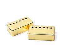 HEMOTON Gold Humbucker Pickup Cover Set 6-hole 50mm/52mm Electric Guitar Accessory Metal Case for Enhanced Sound Quality