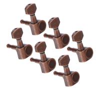 HEMOTON Guitar Tuning Pegs Set Vintage Tuners Locking Tuning Keys Sealed Machine Heads Small Square Head for Guitar