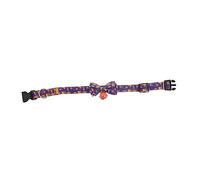HEMOTON Halloween Pet Collar with Decorative Bowknot for Cats and Dogs Durable High Grade Material Vivid Colors for Festival Parties Chic Design for Eye Catching Charm