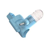 HEMOTON Hamster Water Bottle Feeder Hideout and Food Bowl Non-drip Pet Accessory for Dwarf Hamster