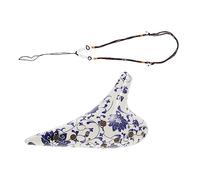 HEMOTON Hand Painted 12-Hole Ceramic Ocarina Wind Instrument for Children Beginner Practice with Wonderful Sound, Berry Modeling Design, Gift for Music Practice