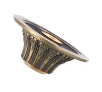 HEMOTON Hand-turned Wheel Base Prayer Wheel Parts Holder Lotus Base Stand Display Stand for Temples