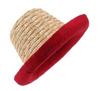 HEMOTON Handcrafted Straw Hat for Juggling Acrobatics Street Dance Performances Elegant Design for Versatile Use Various Performance Settings Accessory for Entertainers