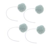 HEMOTON Hanging Cat Toys 4 Pack Interactive Balls Bells Cat Tree Scratching Post Balls Replacement Toys for Fun