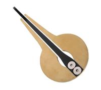 HEMOTON Harp Mouth Jaw Metal with Throat Mongolian Instrument Music Musical Random and Portable Singing Tone, Circular Golden for Folk Research Color Beginners