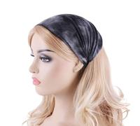 HEMOTON Headbands Wide Elastic Soft Headwraps Tie-dye for Women 3pcs Cotton with Unique Gorgeous Design, for Workout, Yoga, and Daily Wear