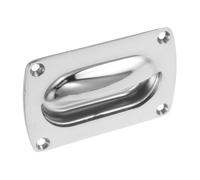 HEMOTON Heavy Duty Grade Stainless Steel Boat Handle Flush Ring Pull Recessed Hatch Grab for Yacht Floor Deck Access with Noise-reducing Secure Installation