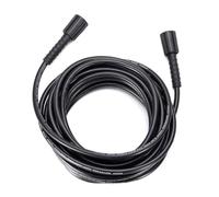 HEMOTON High Pressure Rubber Washing Machine Hose with Dual Female Connections Flexible Anti-Kink Design for Car Cleaning and Cold Water Electronic Washers Black