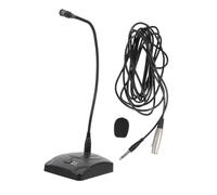 HEMOTON High Sensitivity Wired Gooseneck Microphone for Pc Gaming Usb Desktop Microphone Kit Sturdy Stand Office Condenser Mic