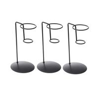 HEMOTON Ice Cream Cone Display Stand Metal Holder Single Gelato Cone Rack Stainless Steel Compact 6.1 X 3.3 Inch for Catering Dessert Presentation