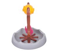 HEMOTON Intelligent Cat Treat Puzzle with Rotating Grill and Slow Feeder Function Interactive Indoor Enrichment Dispenser for Adult Cats and Kittens Healthy Eating and Play