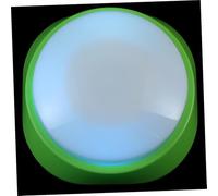 HEMOTON Interactive Dog Talking Button with Glow Plastic Pet Communication Training Aid for Dogs and Cats Energy-relief Plaything Green Recordable Model