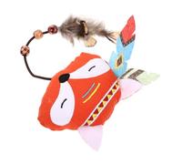 HEMOTON Interactive Plush Cat Chew Durable Kitten Teething for Entertaining Playtime present for Soft and Lightweight Design for Endless Fun