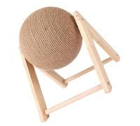 HEMOTON Interesting Cat Scratching Board with Woven Ball Durable Kitten Scratcher for Cats Portable and Lightweight Design for Home Use and Pet Shops