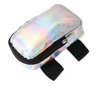 HEMOTON Iridescent Thigh Bag with Adjustable Strap for Women and Men Holographic Outdoor Pouch for Hiking Cycling and Travel Comfortable Fit for Handsfree Mobility