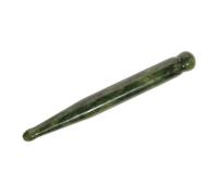 HEMOTON Jade for Muscle Massage and Relieving Pains, Traditional Massage Stick Round Edges and Pointed Side Jade Acupressure Tool Suitable for Foot and Fingers After A Walk Or