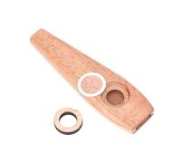 HEMOTON Kazoo Accessories Wooden Kazoo for Ukulele Guitar Easy Play for Ages Orff Instruments