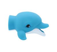 HEMOTON Kids Faucet Guide Extension for Bathroom Tap, Child Faucet Extender Water Guide Chute, Safe Hand Wash Extension for Toddlers, Blue Dolphin Design, Suitable for Baby Handwashing