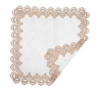 HEMOTON Lace Tv Dust Cover for Wall Mounted Televisions, Tailored Fit with Space-saving Installation, Golden Colour, Classic European Vintage Style, for Living Room and Compact Spaces,