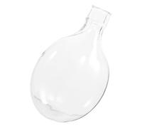 HEMOTON Lampshade 11mm Hole Diameter Elegant Racket Shape Flat for Glass with G4 Replacement Light Cover Made of Easy-to-Clean Glass Pendant Light Living Room and Dining Room