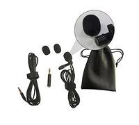 HEMOTON Lapel Microphone Clip Mic and Collar Microphone for Recording Designed for Professional Use Long Wire and Hands Operation