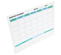 HEMOTON Large White Board Calendar for Wall with Dry Erase Self Adhesive PVC Material, Multipurpose Planning and Erasable Writing Monthly Planner Sticker, Removable Calendar Sticker