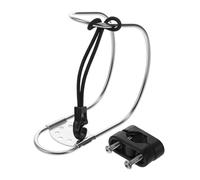 HEMOTON Life Buoy Bracket Lifebuoy Holder for Ship Ring Rope Bracket Boats Life Ring Hanger Marine Bracket Outdoor Lifebuoy Rack Horseshoe Lifebuoy Ring Bracket Silver Stainless Steel