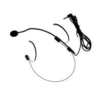 HEMOTON Lightweight Black Headset Microphone with Noise Cancelling Feature and Compact Design, Flexible Plastic and Metal Stage Headworn Mic for Singing and Speaking Performances