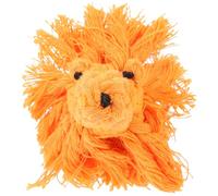 HEMOTON Lion Shaped Cotton Rope Dog Chew Toy Interactive Molar Toy for Puppies for Dogs Promotes Healthy Habits and Fun Playtime