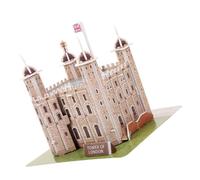 HEMOTON London Tower Puzzle Model Educational Craft for Adults Safe Paper Material DIY Building Smooth Edges Stimulates Learning of Famous Architecture Fun and Engaging