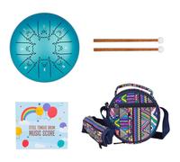 HEMOTON Lotus Steel Tongue Drum Steel Drum for Adults for Practice Performance