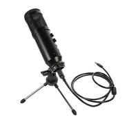 HEMOTON Low Noise Usb Microphone Kit with Stand for Meetings and Streaming Includes Data Cable and Tripod for Easy Setup