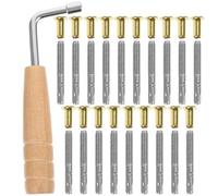 HEMOTON Lyre Harp Tuning Pin Set Wrench 19-pin Harp String Replacement Accessory Kit Professional Musical Instrument Maintenance Uk