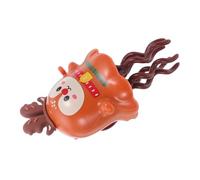 HEMOTON Magical Dancing Octopus Wind-up Reindeer Design Mechanical Walking Animal Christmas Stocking Stuffer Musical Party Favor for Holiday