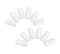 HEMOTON Magnetic Stirrer Bars 12pcs PTFE Lab Stir Rods for Laboratory Testing Supplies and Heating Stirrers