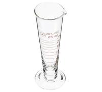 HEMOTON Measuring Cup for Accurate Measurement with Glass with Graduated Cylinder Design 25ml and Resistant to Erosion and for for Laboratory and Kitchen Use