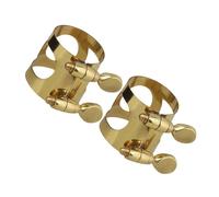 HEMOTON Metal Alto Sax Ligature Professional Saxophone Ligature for Wind Instruments