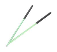 HEMOTON Metal Drumsticks of Green Drum Sticks Taiko Drum Tool Comfortable Grip Percussion Accessories