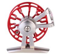 HEMOTON Metal Fly Fishing Reel Front Drag Wheel for Fisher Alloy Red | Portable Design, Comfortable Touch, Large Line Capacity, Assorted Style, Beautiful Appearance Random Style