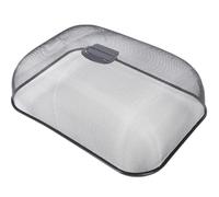 Hemoton Metal Mesh Food Cover, Rectangular Fly Protector Dome for Outdoor Dining, Stainless Steel Net Tent to Keep Anti Fly Off Table Dishes, Picnic Plate Screen