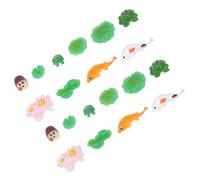 HEMOTON Micro Landscape Ornament Mediterranean Style Resin with Excellent Workmanship Creative Appearance Design Decorative Figurines for Outdoor Garden and Home Decoration for Garden