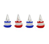 HEMOTON Milk Carton Pourer Wine 4Pcs Silicone Liquor Pourers Rubber Spout Pourer Brick Splitter with Cover Box Drinks Diverters Box Drink Drink Dispenser Milk Carton