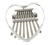 HEMOTON Mini 8-key Thumb Piano Kalimba Musical Instrument Portable Finger Piano for Beginners Crystal Heart Design Small Music Instrument Gift for Travel and Practice