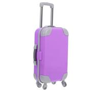 HEMOTON Mini Suitcase Doll Storage Suitcase Tiny Toy Suit Case Miniature Travel Storage Case Luggage Box for Girl Doll Playset