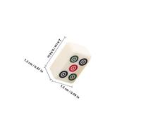 HEMOTON Mini Travel Mahjong Set Engraved Tiles Portable Chinese Table Game Kit for Family Party Entertainment and Easy to Carry