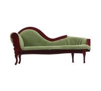 HEMOTON Miniature Couch European Style Victorian Dollhouse Sofa with Intricate Detailing Vintage Mini Furniture for DIY Enthusiasts and Role Playing Collectors