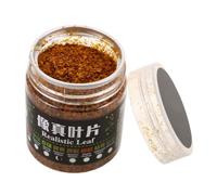 HEMOTON Miniature Leaves Simple Maintenance and Lifelike Beauty for Model Railway Scenery 1 Bottle Realistic Resin Orange Leaves for Crafting Forest Diorama and Landscape Model