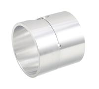 HEMOTON Miniature Metal Ornaments Sand Casting Sandbox with Easy Alignment System, Silver Cylindrical Aluminum Alloy Jewelry Casting Mold for Household Production and Reworking