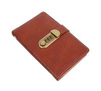 HEMOTON Money Saving Challenge Binder Lightweight Pu and Pp Material with Password Lock, 100 Envelopes Multifunctional Storage with Pockets for Cards, Tickets, and Invoices, for Daily